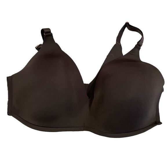 Soma Womens Wireless Bra 42DD Black Vanishing 360 Back Adjustable Strap - Picture 1 of 4